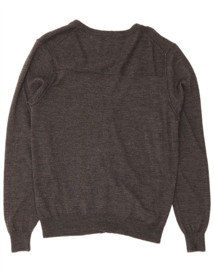 Maglione cardigan da donna Z ZEGNA US 6 Lana grigio medio
