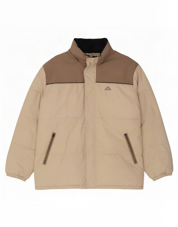 Giacca imbottita da uomo Kappa UK 44 2XL Poliammide color block beige