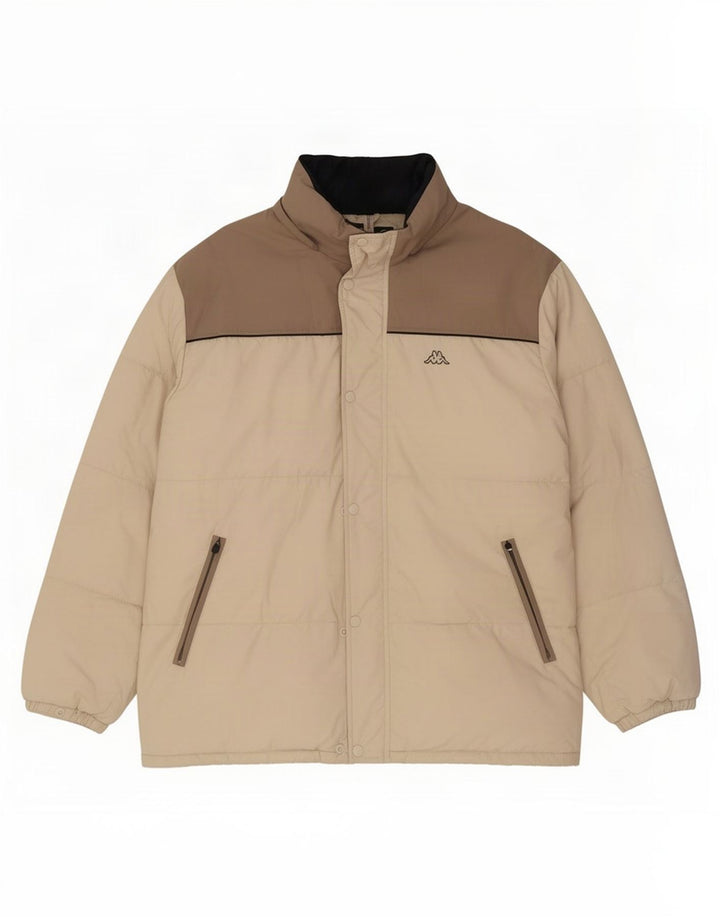 Giacca imbottita da uomo Kappa UK 44 2XL Poliammide color block beige