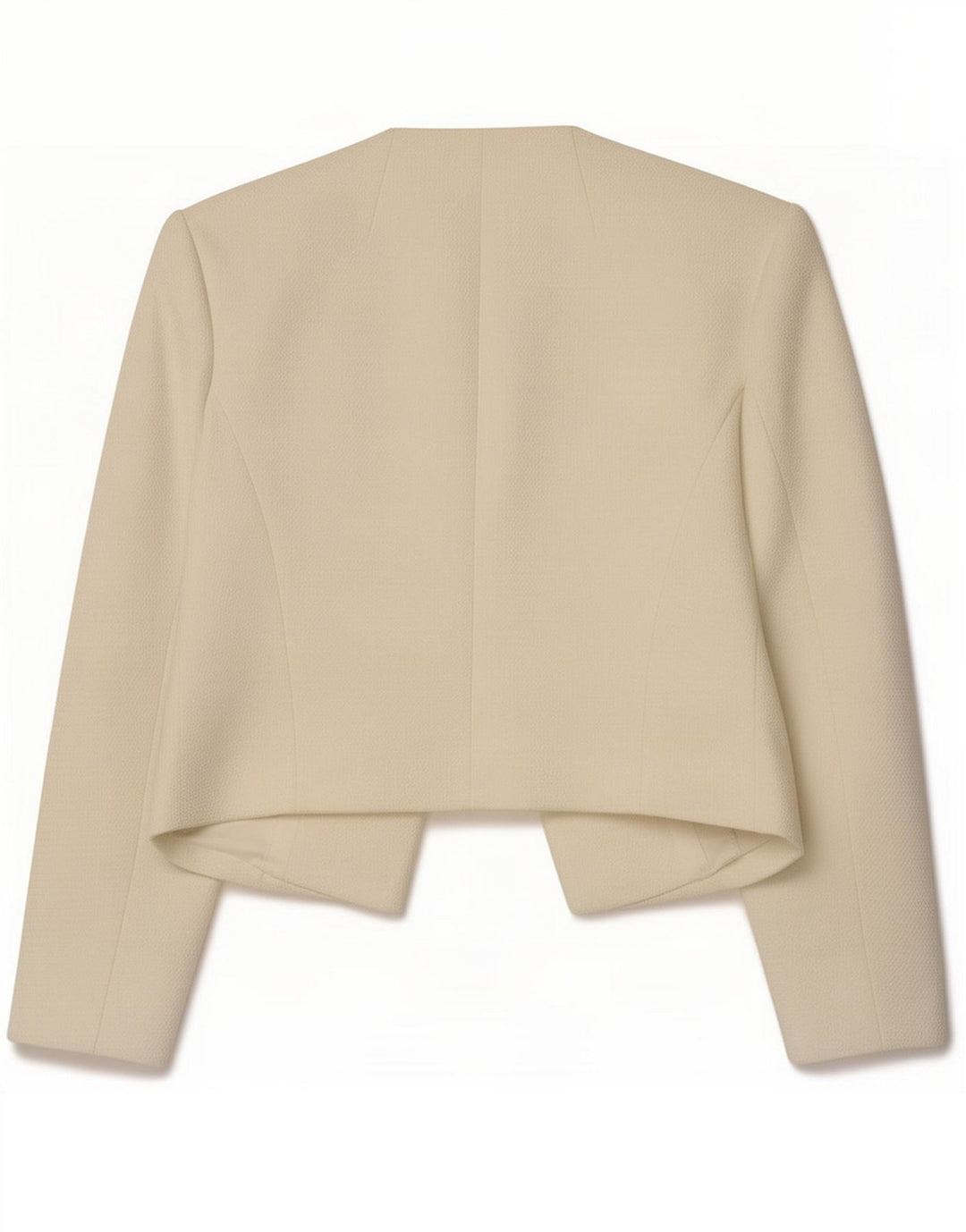 Giacca bolero aperta da donna con maniche a 3/4 Hobbs UK 8 piccola poliestere bianco