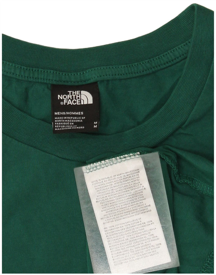 T-shirt grafica da uomo The North Face Top in cotone verde medio