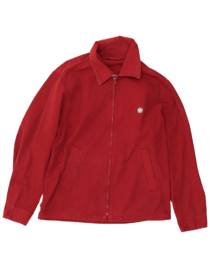 MURPHY & NYE Giubbotto bomber da vela da uomo UK 38 Cotone rosso medio