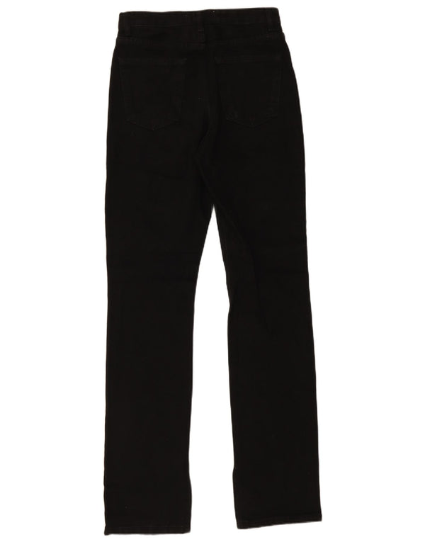 Jeans Zara da donna a vita alta EU 36 XS W26 L34 cotone nero