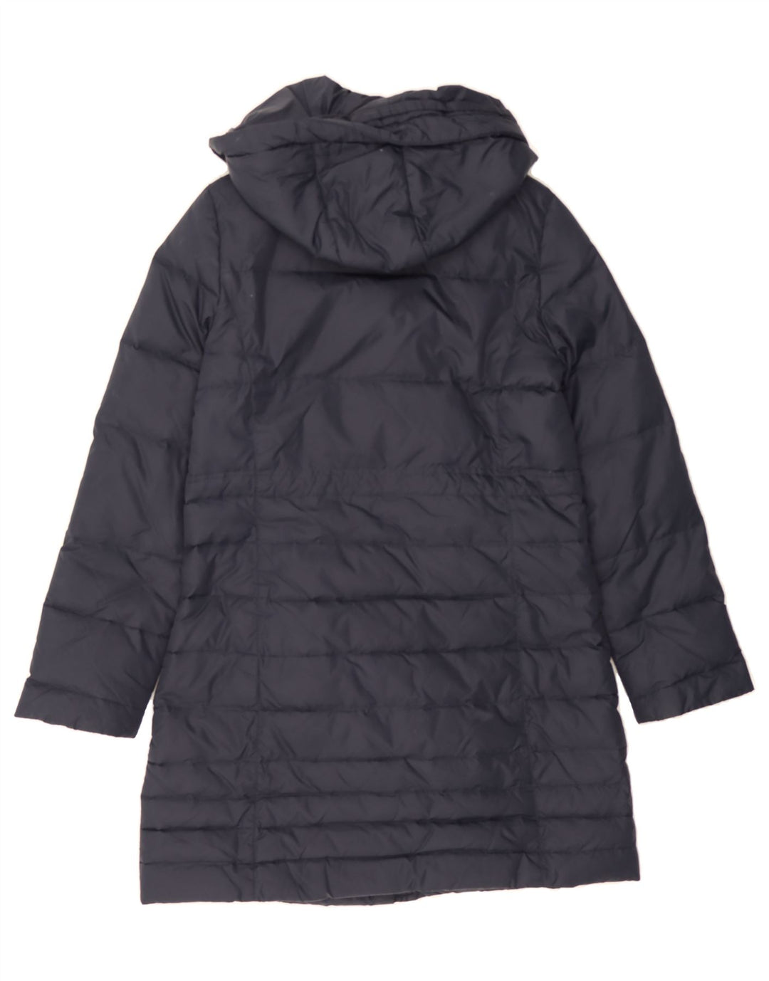 DKNY Womens Hooded Padded Coat UK 12 Medium Navy Blue Nylon Vintage Dkny and Second-Hand Dkny from Messina Hembry 