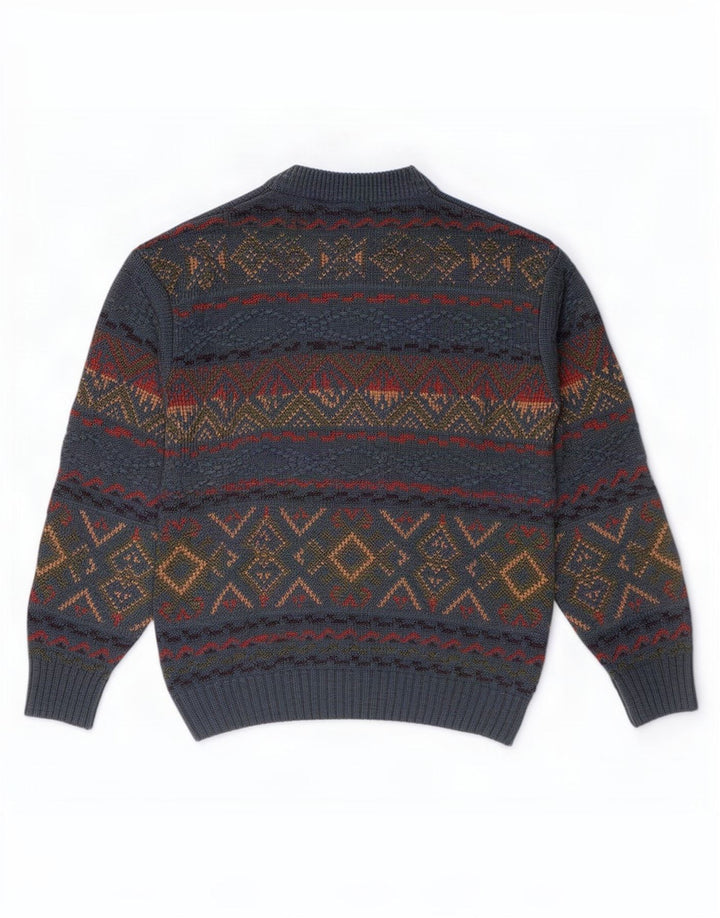 Marks & Spencer Maglione maglione girocollo da uomo St. Michael grande blu