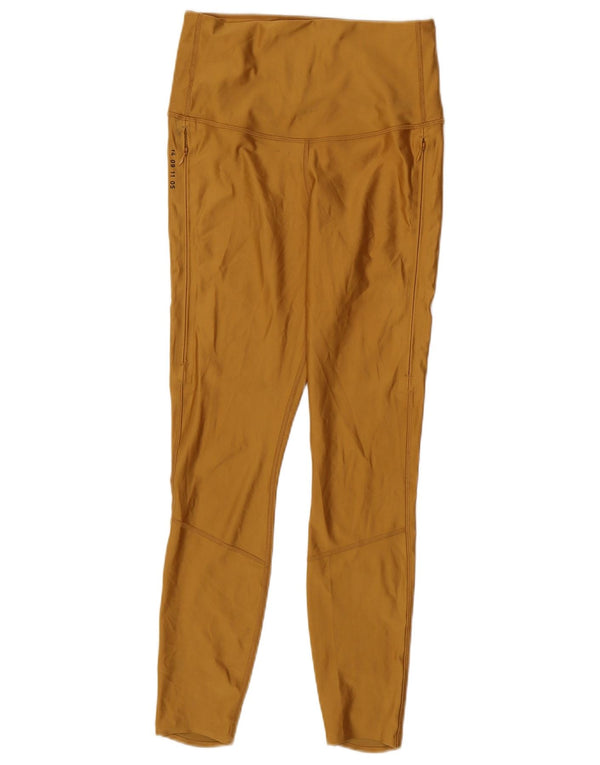 Leggings da donna Nike UK 8 Small Giallo Poliestere