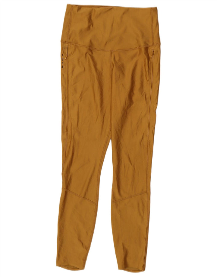 Leggings da donna Nike UK 8 Small Giallo Poliestere