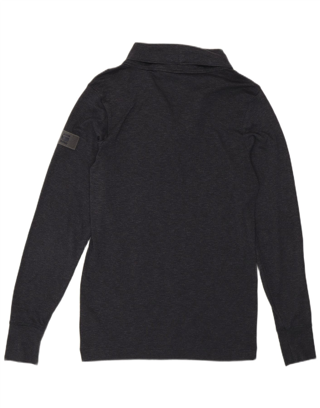Top da uomo G-Star a maniche lunghe in cotone grigio medio