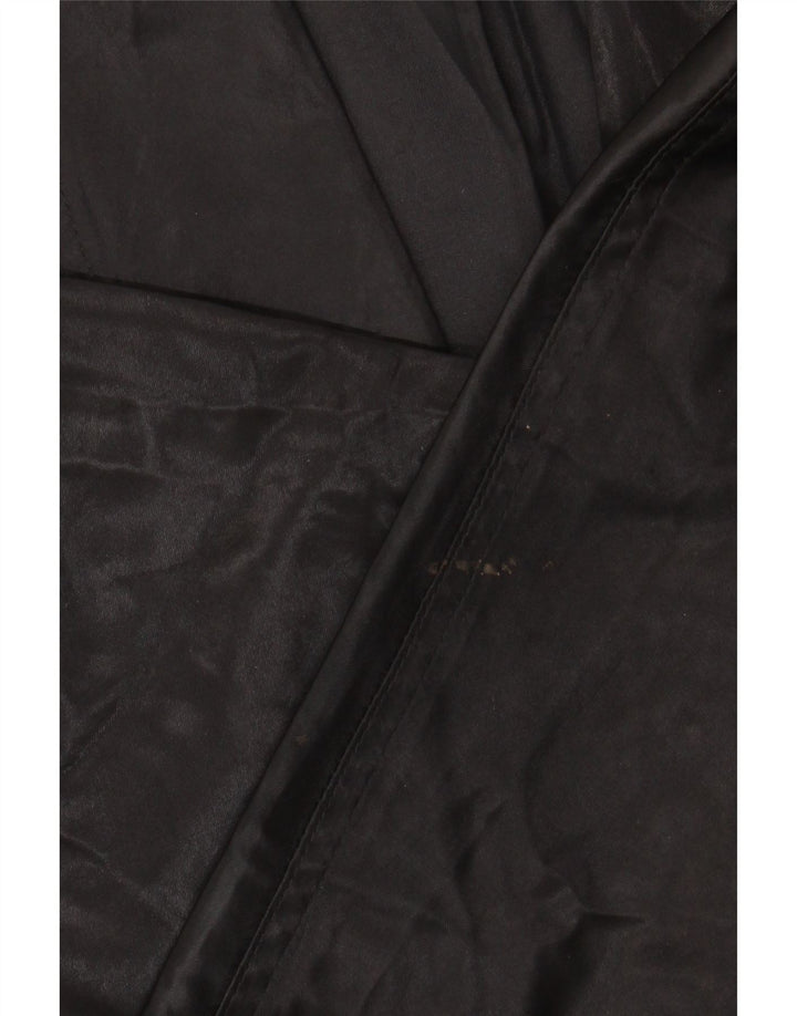 Giubbotto bomber da donna Colette Wolfgang Kaiser UK 10 piccolo in viscosa nera