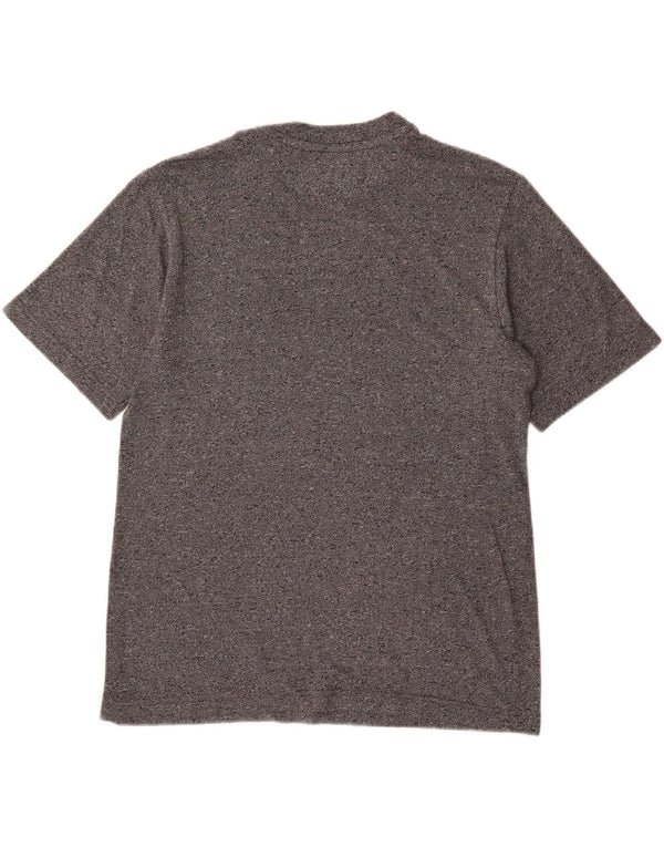 ASICS Mens T-Shirt Top Medium Grey Flecked