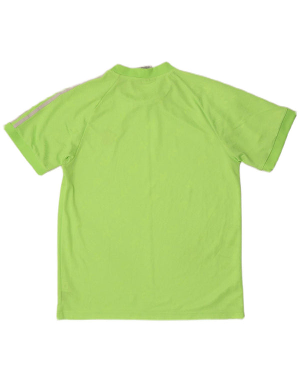 Adidas Mens Graphic T-Shirt Top Medium Green Polyester
