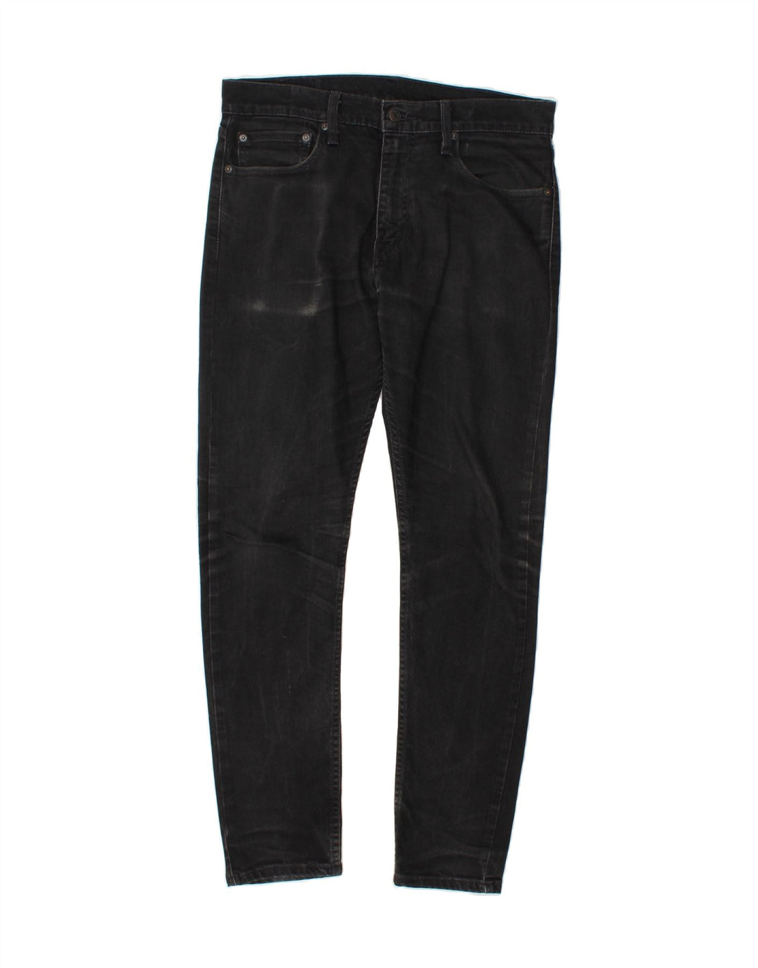 LEVI'S Mens 512 Slim Tapered Jeans W32 L29 Black Cotton Vintage Levi's and Second-Hand Levi's from Messina Hembry 