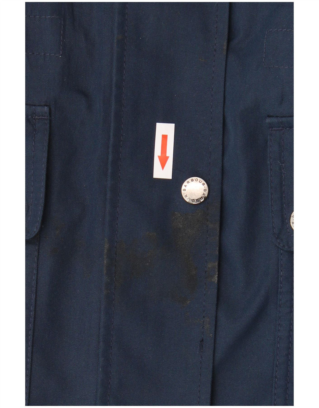 Barbour Giacca da donna con cappuccio Utility UK 14 Large Blu Navy