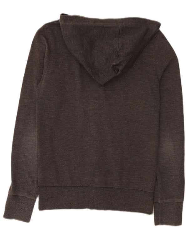 Felpa con cappuccio e zip grafica Hurley da donna UK 6 XS Cotone grigio
