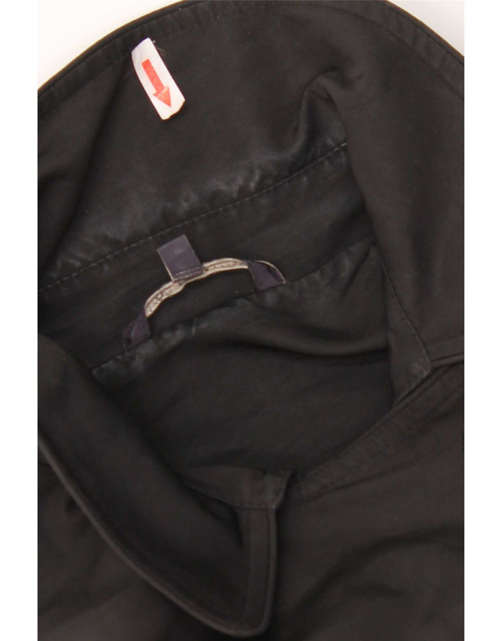 Trench da donna Marks & Spencer UK 10 piccolo poliestere nero