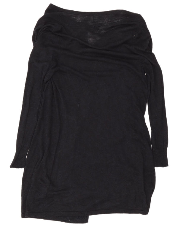 Maglione cardigan aperto lungo da donna Phase Eight UK 12 Medio Blu Navy