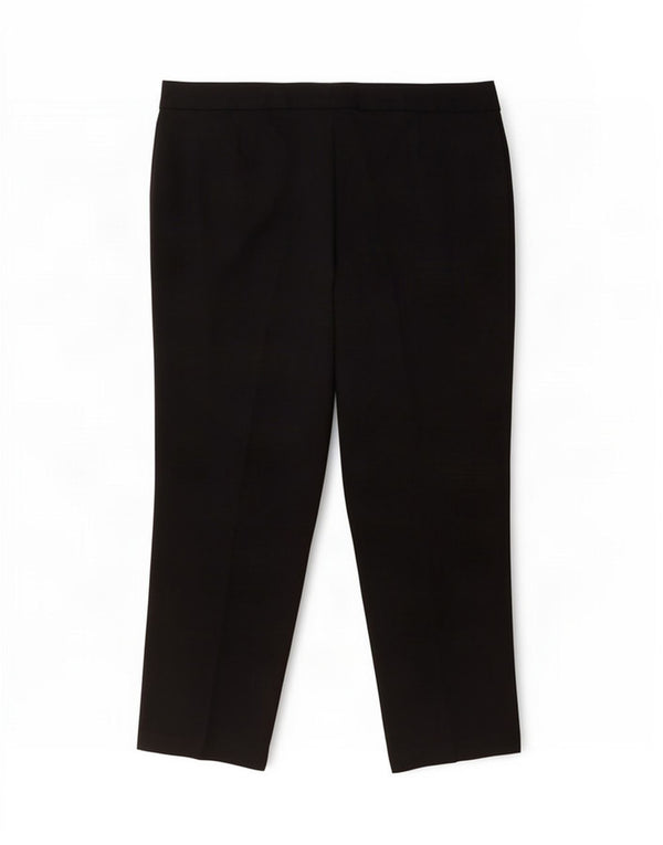 Pantaloni da abito dritti da donna Marks & Spencer UK 16 Large W36 L26 Neri