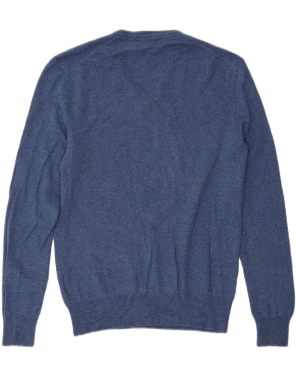 Polo Ralph Lauren Maglione da uomo con scollo a V in lana blu medio