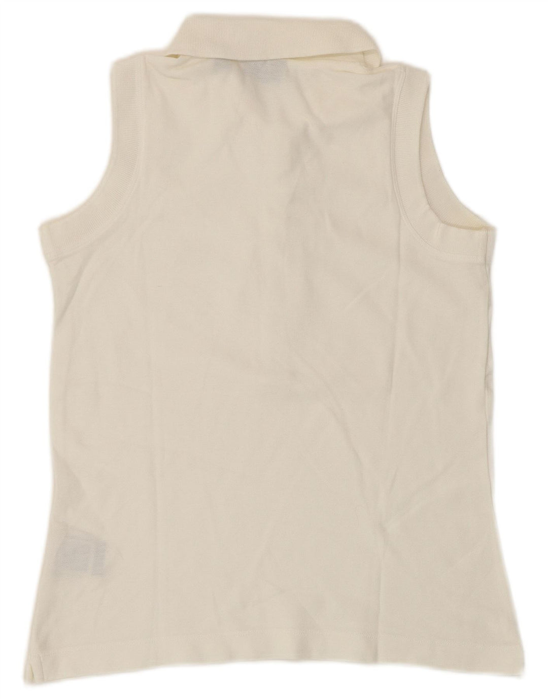 Polo senza maniche da donna Fila UK 12 cotone bianco medio