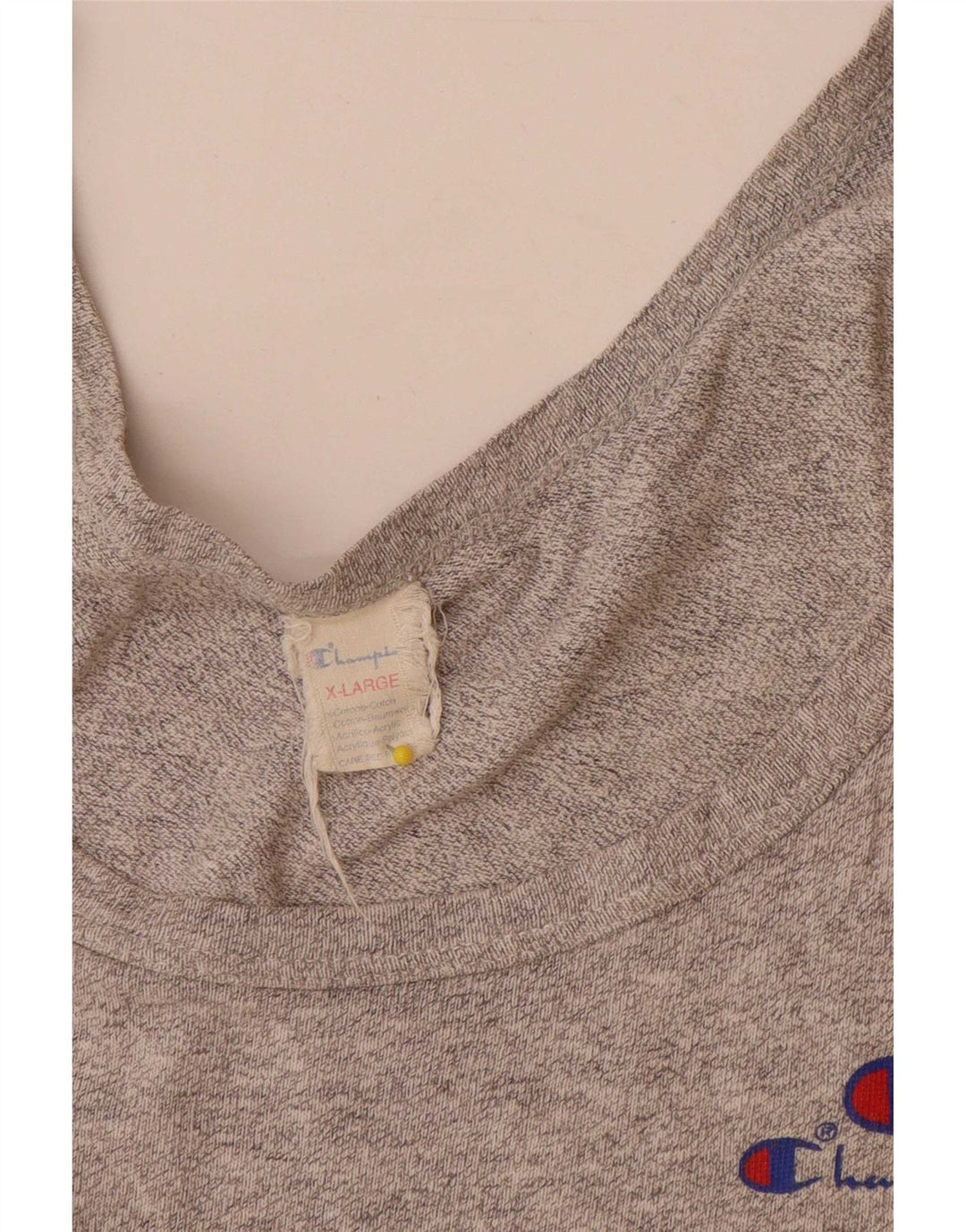 Canotta da uomo Champion XL in cotone chiazzato grigio