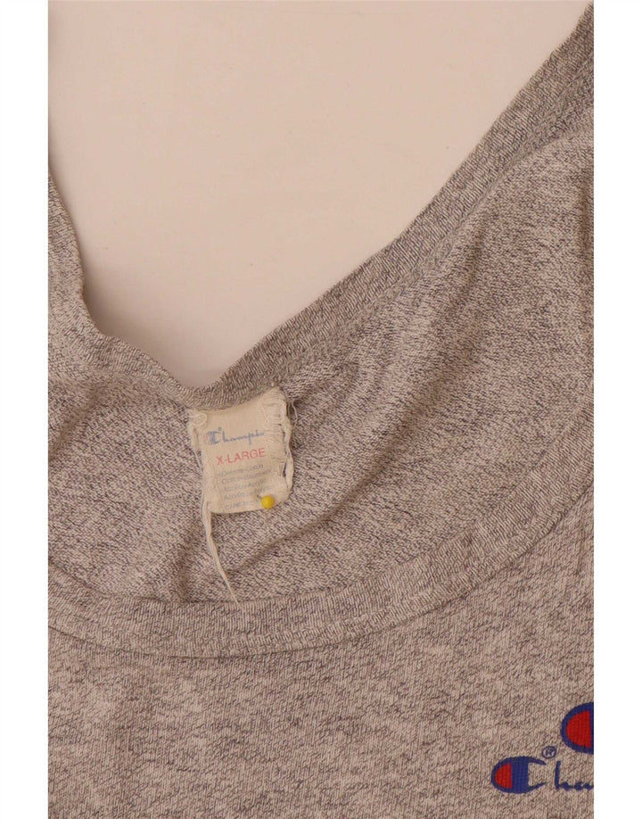 Canotta da uomo Champion XL in cotone chiazzato grigio