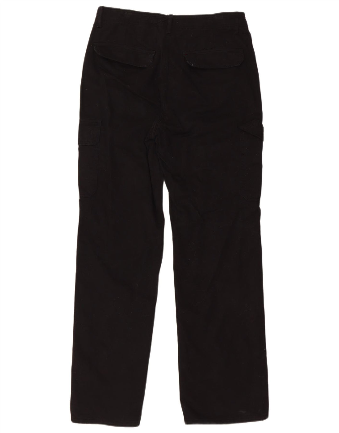 Pantaloni cargo dritti da donna Zara EU 40 medi W30 L33 cotone nero