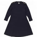 Abito maglione da donna Monsoon UK 16 Grande poliestere blu navy