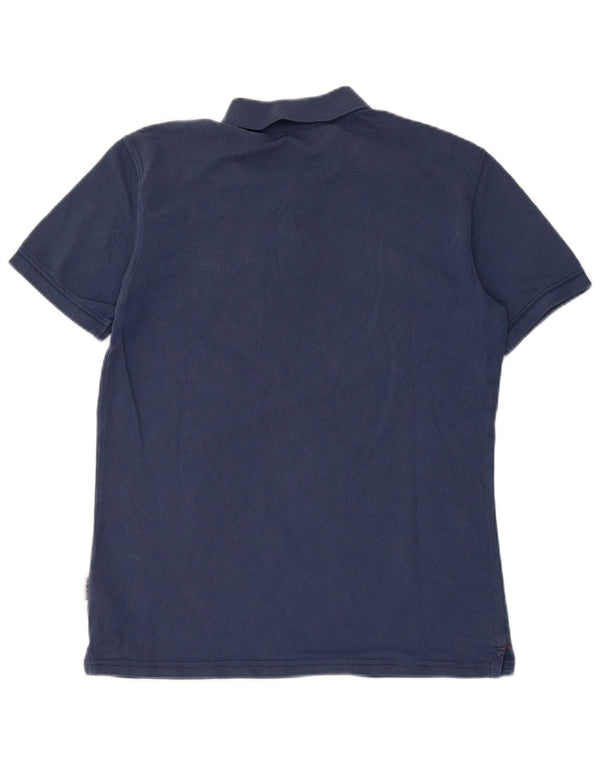 Polo da uomo NAPAPIJRI piccola blu navy