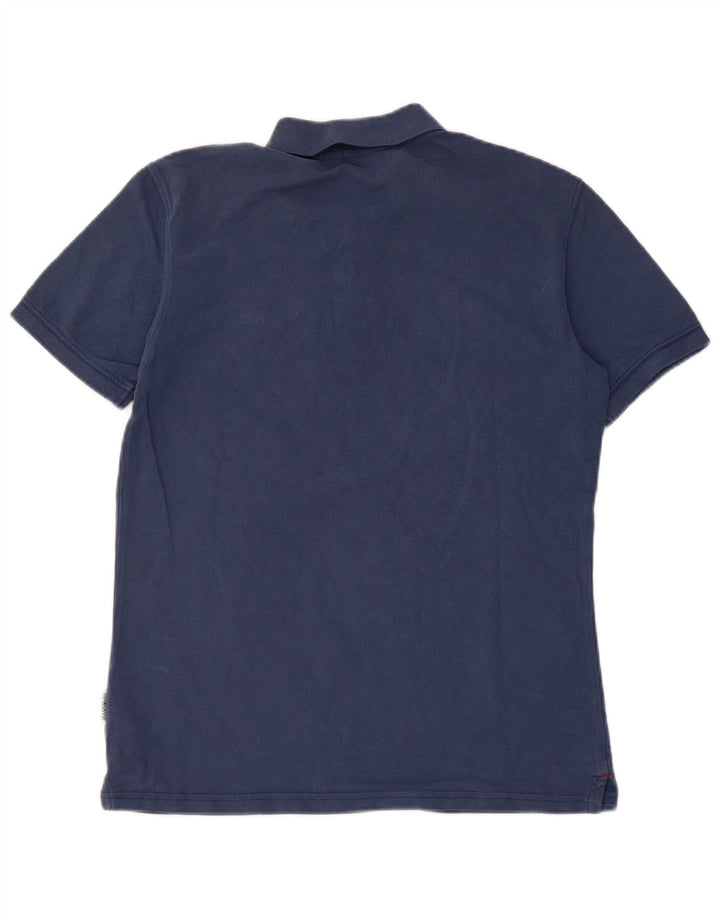 Polo da uomo NAPAPIJRI piccola blu navy