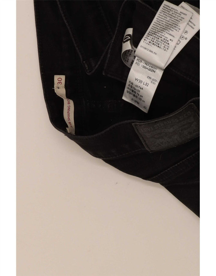 Levi's Jeans 315 Bootcut da donna W30 L32 Cotone nero