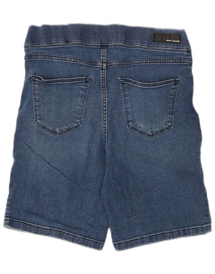Pantaloncini di jeans da donna DKNY medi W30 cotone blu
