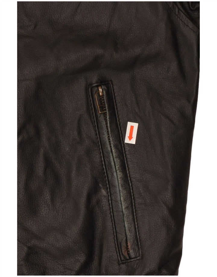 Giacca Pelle Uomo Conbipel IT 50 Large Pelle Nera