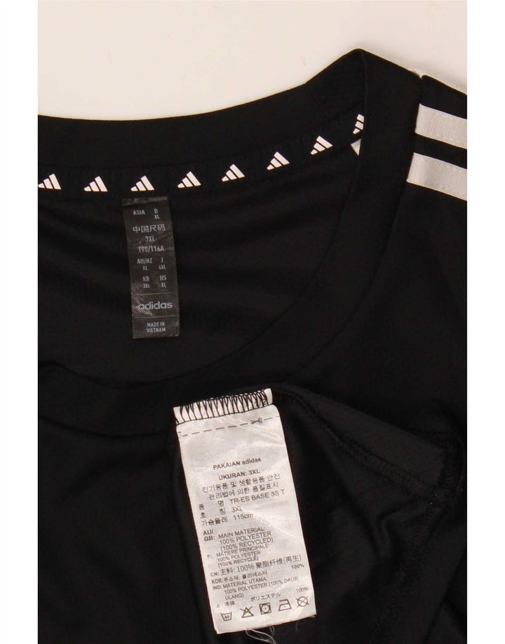 T-shirt Adidas da uomo Top XL poliestere nero