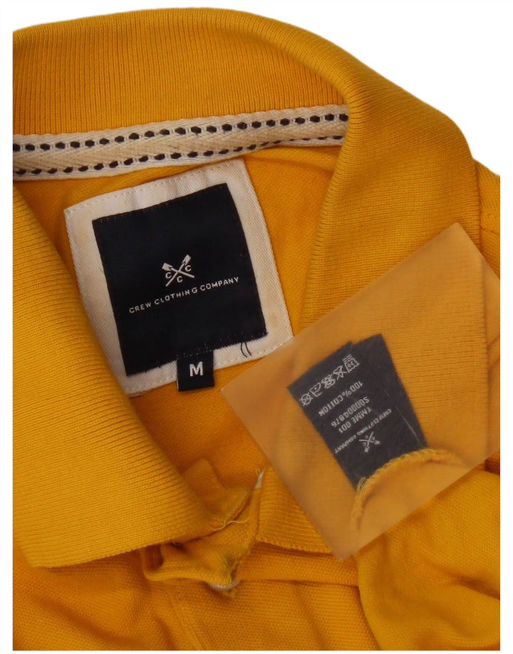 Crew Clothing Polo da uomo in cotone giallo medio