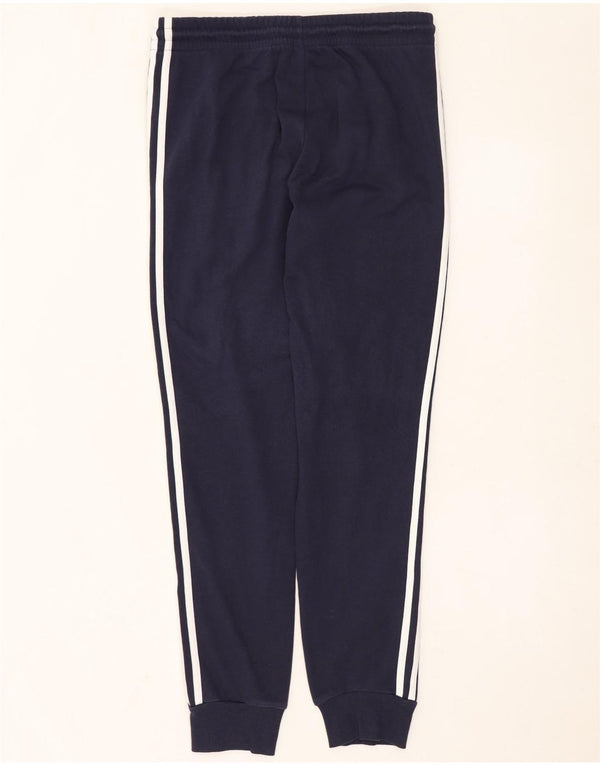 Pantaloni da tuta da donna Adidas Joggers UK 12/14 Medio Blu Navy Cotone