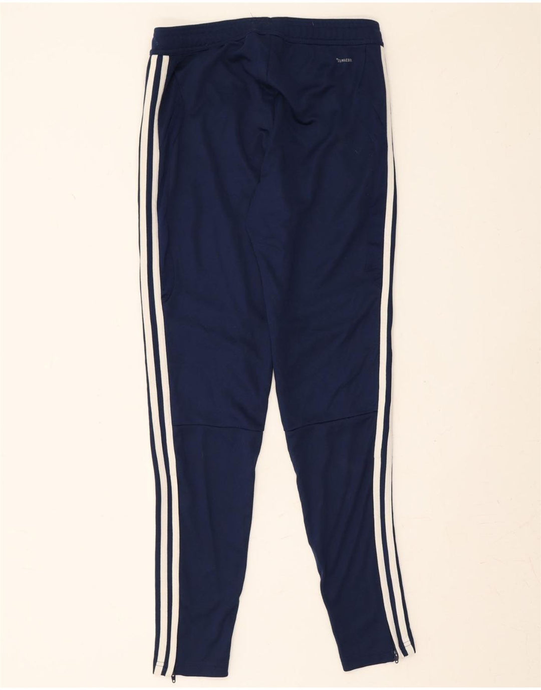 ADIDAS Womens Climacool Leggings UK 8/10 Small  Navy Blue Polyester Vintage Adidas and Second-Hand Adidas from Messina Hembry 