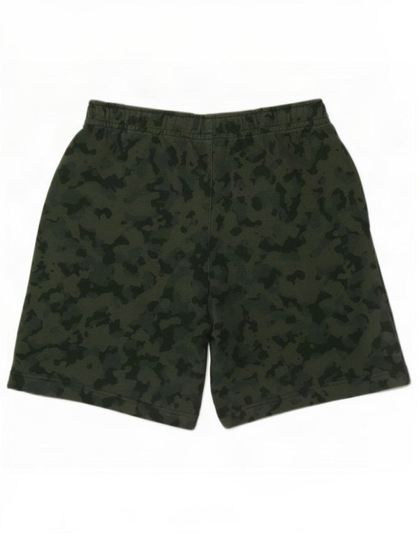 Pantaloncini sportivi Nike da uomo di grandi dimensioni in cotone mimetico verde