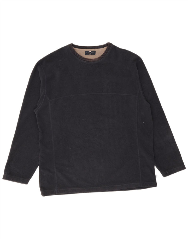 Maglione in pile da uomo Marks & Spencer grande blu navy in poliestere
