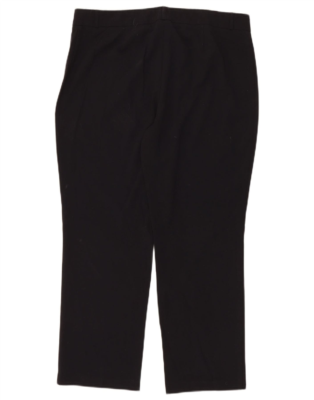 MARKS & SPENCER Pantaloni da abito corto da donna UK 14 Medio W34 L26 Nero