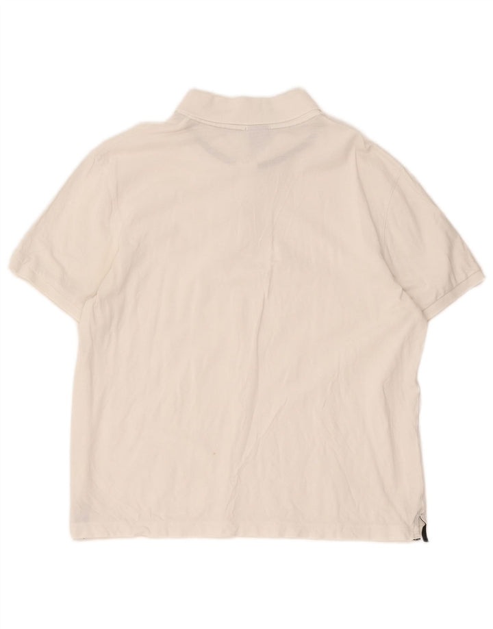 Polo Hugo Boss da uomo vestibilità regolare XL bianca