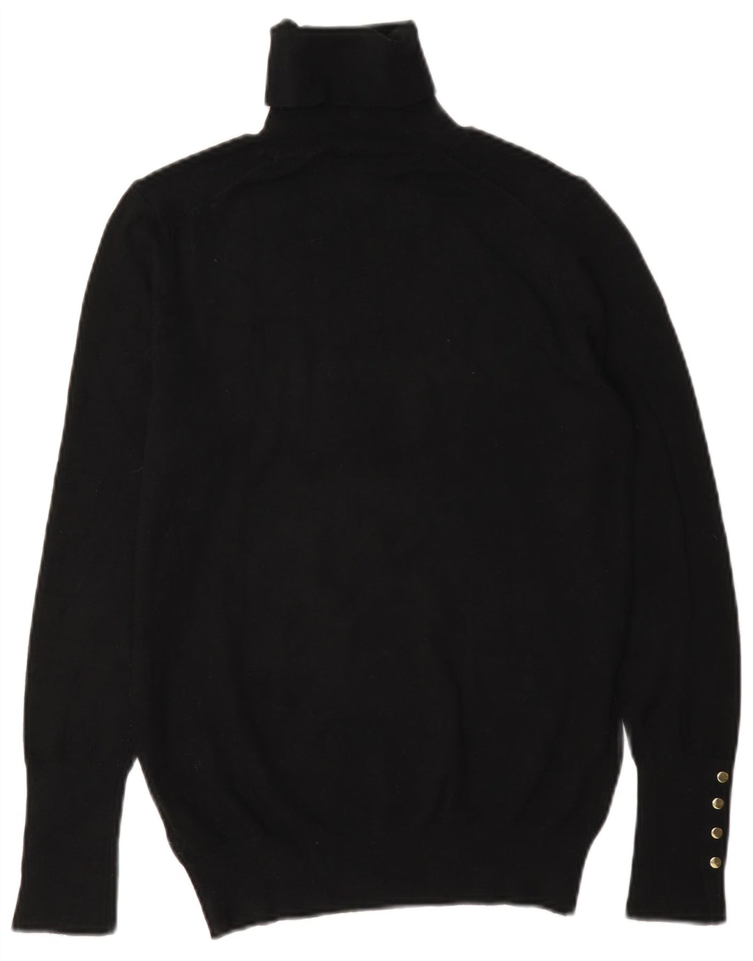 Maglione maglione a collo alto da donna Zara UK 12 medio nero