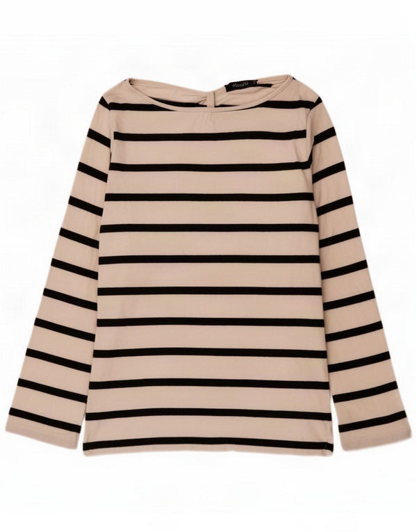 Max & Co. Womens Top 3/4 Sleeve UK 14 Large White Striped