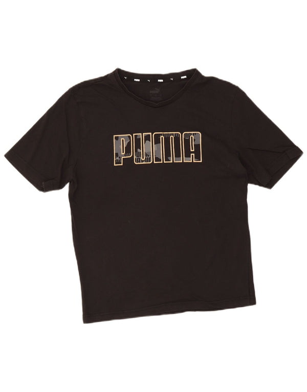 T-shirt grafica da donna Puma UK 14 media nera