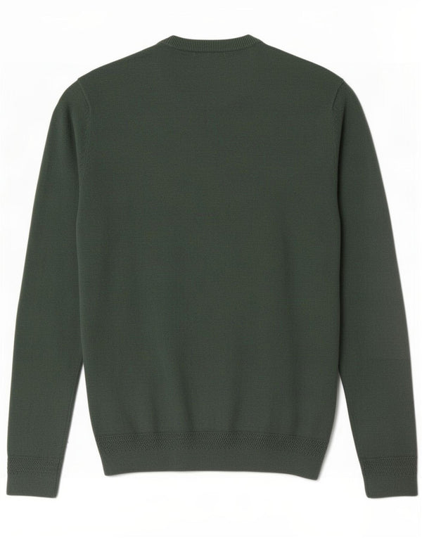 Jack Wills Mens Crew Neck Jumper Sweater Small Green Cotton