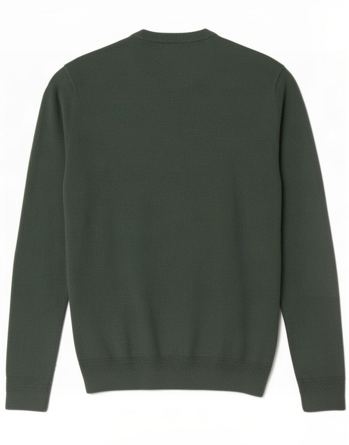 Maglione maglione girocollo da uomo Jack Wills piccolo cotone verde