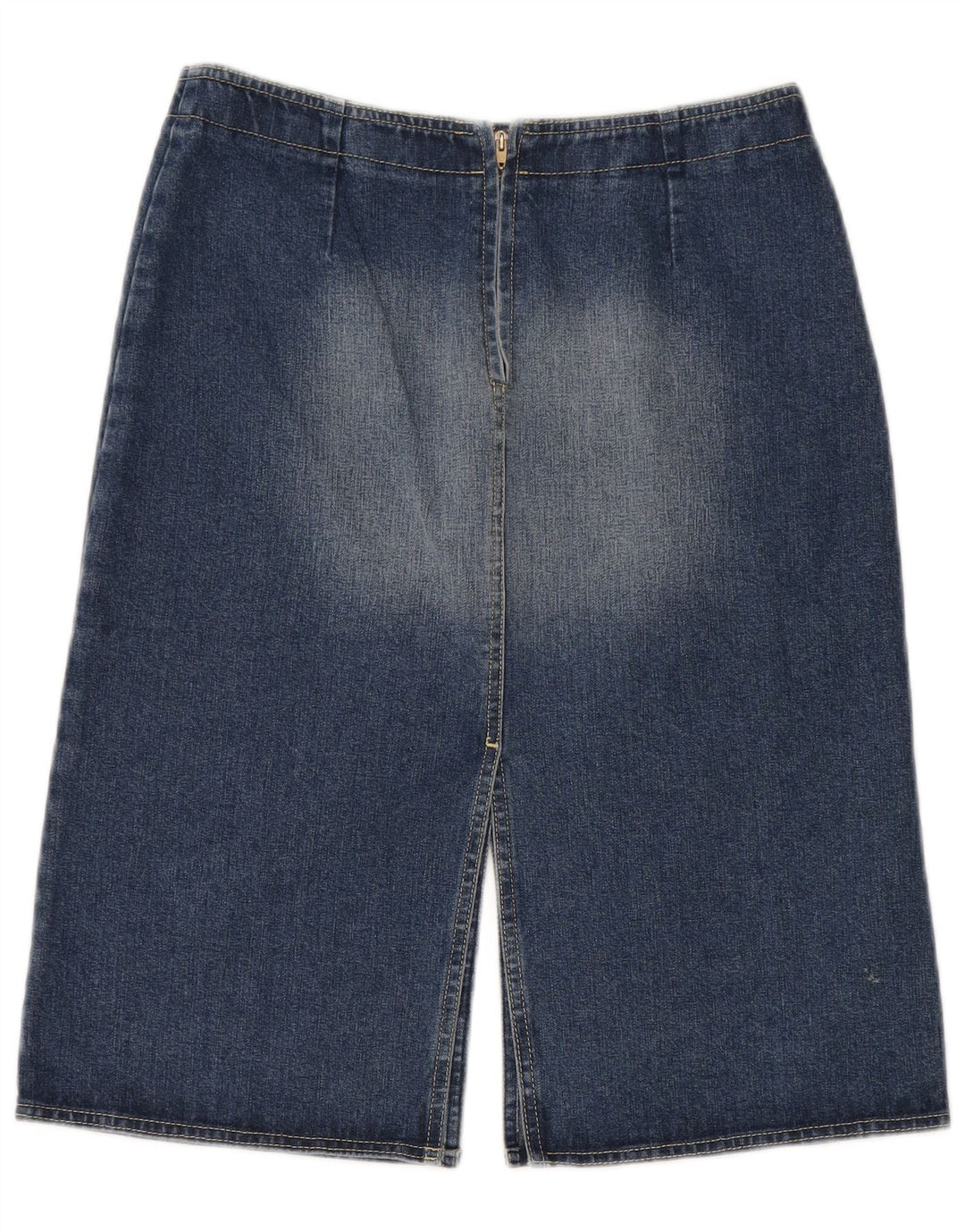 Nuova gonna in denim da donna Penny media W28 in cotone blu