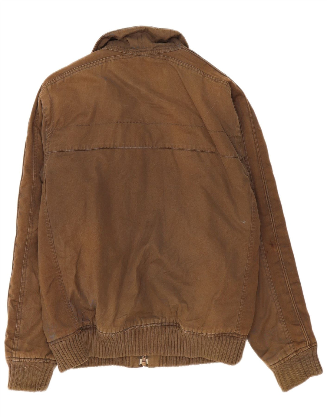 Giubbotto bomber da uomo Marks & Spencer UK 36 piccolo cotone kaki