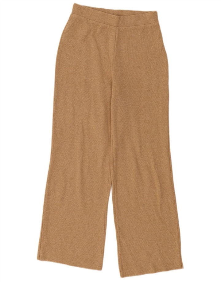 Pantaloni della tuta da donna Zara UK 10 Small Beige Poliestere