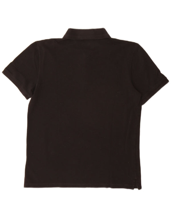 Polo da uomo Hugo Boss in cotone nero medio