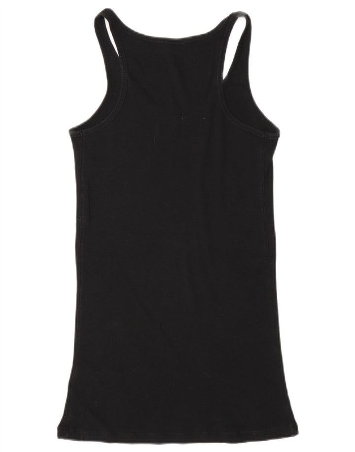 Canotta grafica da donna Guess UK 8 piccola in cotone nero